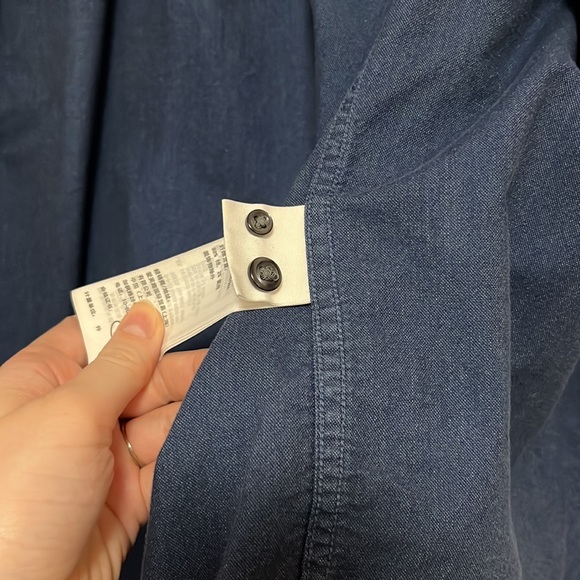 Abercrombie & Fitch - Navy Blue Button Up Longsleeve - Size Small - Picture 4 of 8